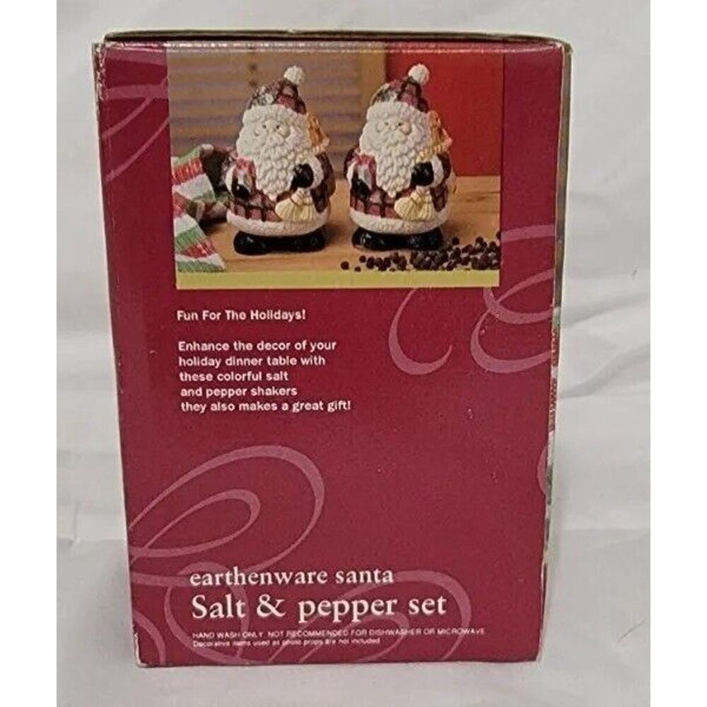 Christmas Santa Salt and‎ Pepper Shakers Classic Solutions Jay Import 4" - Picture 13 of 16